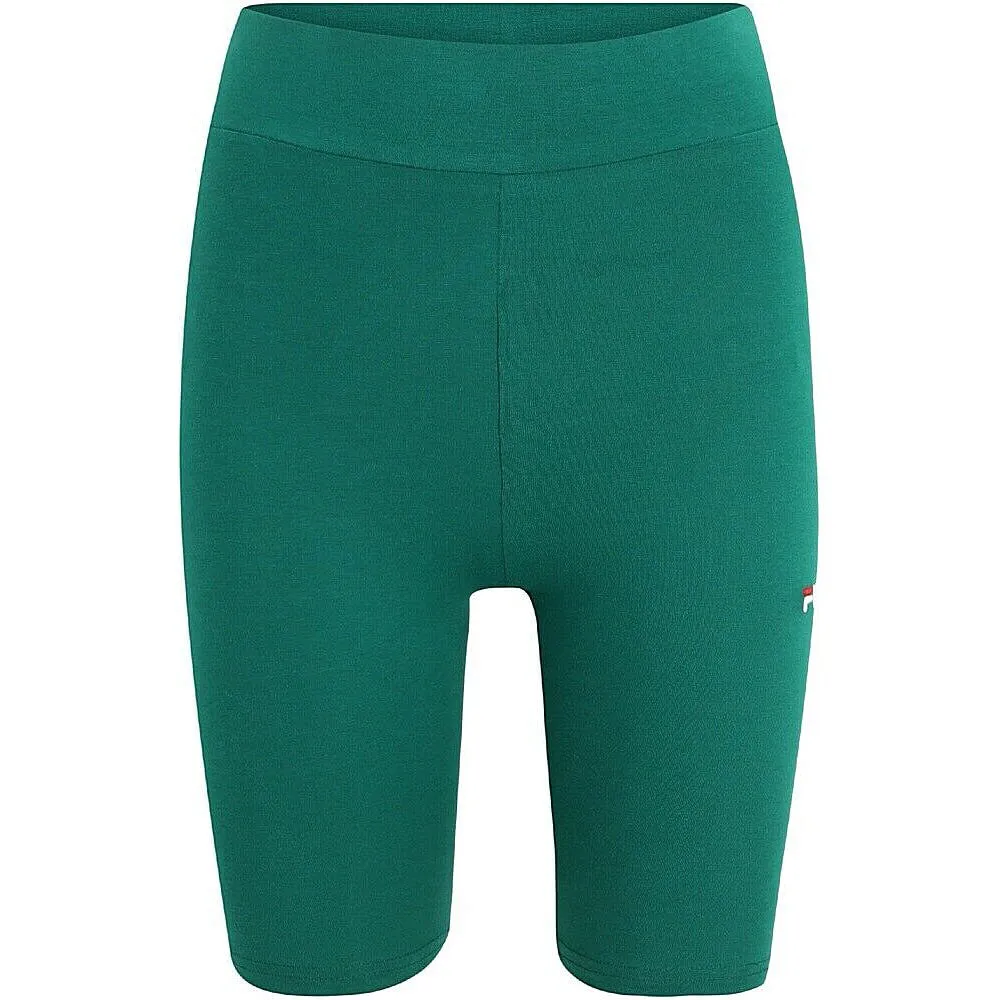 Elastické šortky Fila Buckautal High Waist Short Leggings zelené
