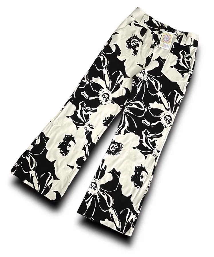 Emery - Black White Abstract Floral