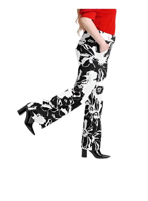 Emery - Black White Abstract Floral