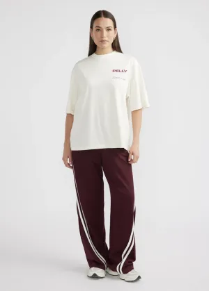 ENA PELLY Tennis Logo Tee - Cream
