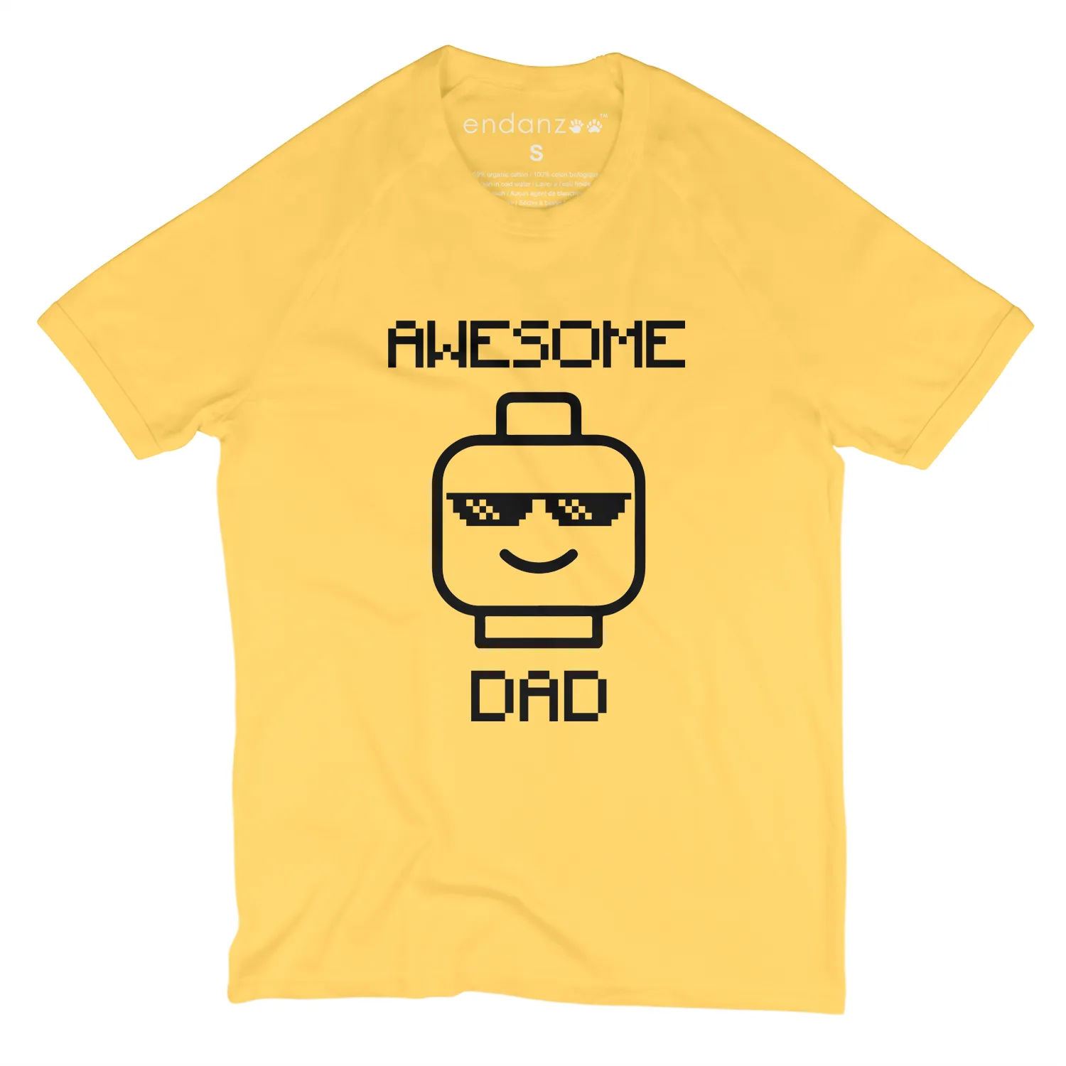Endanzoo Matching Dad-and-Son Organic Tee Shirts - Awesome Family