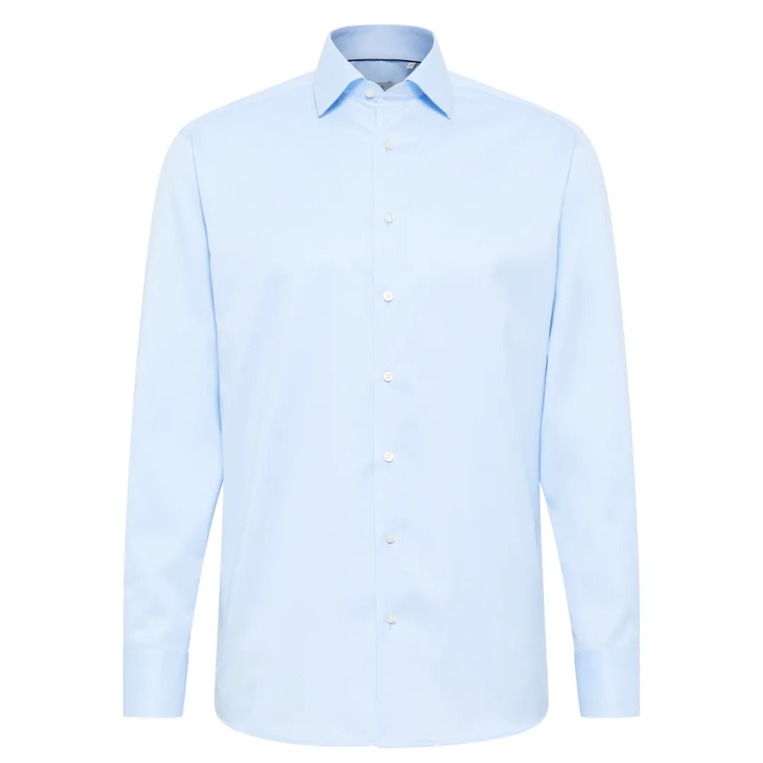 Eterna 1863 Pure Cotton Non Iron Shirt - Light Blue