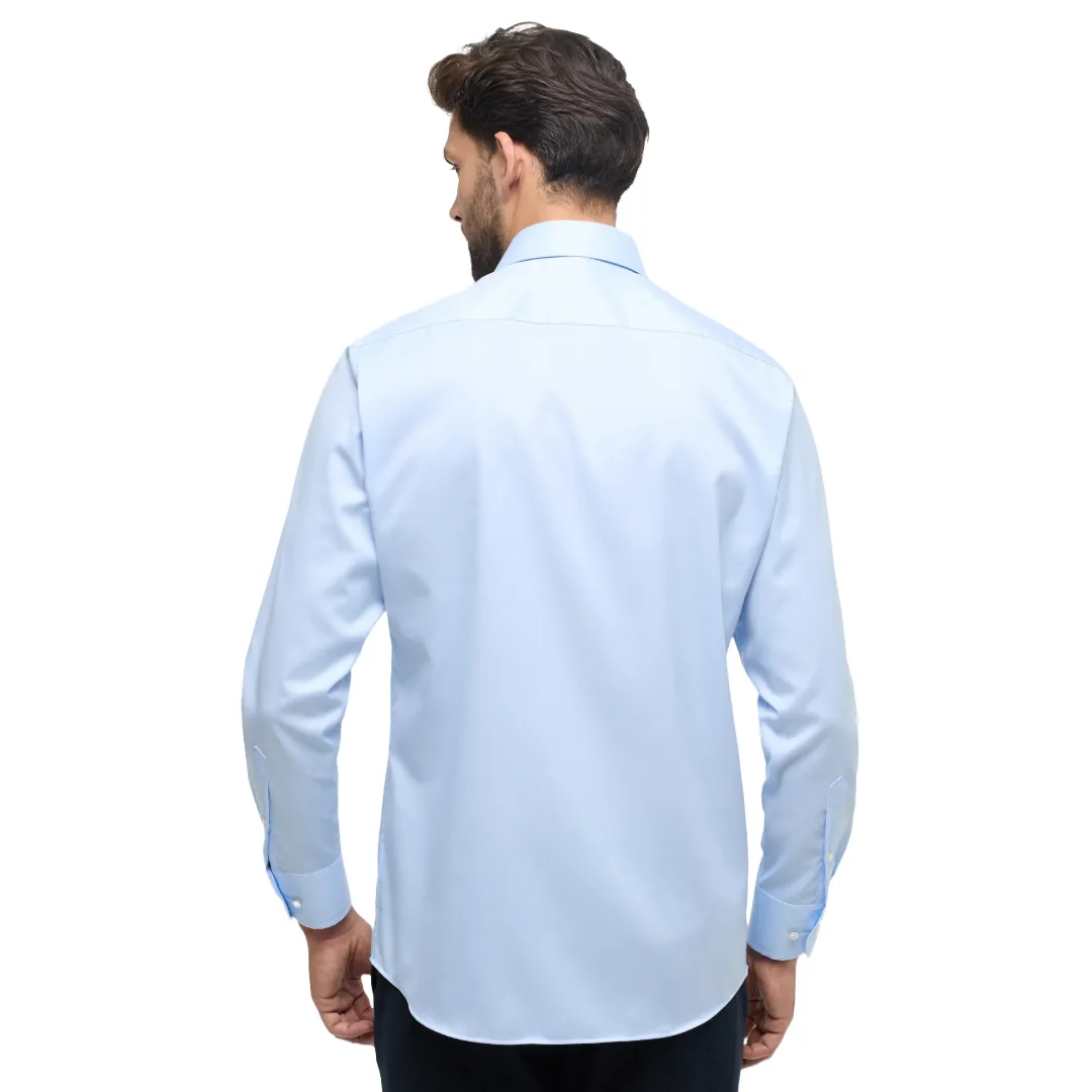 Eterna 1863 Pure Cotton Non Iron Shirt - Light Blue