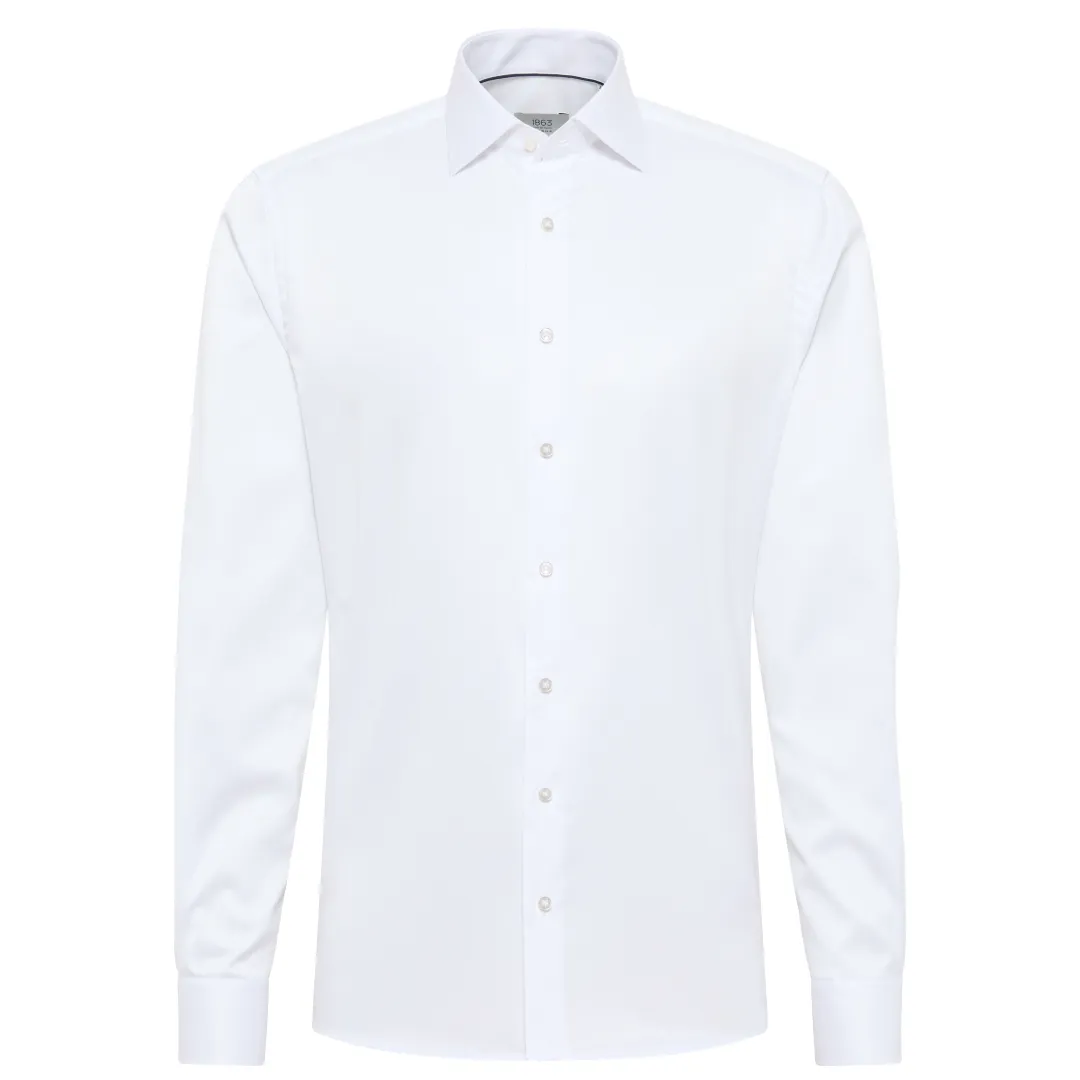 Eterna 1863 Pure Cotton Non Iron Shirt - White