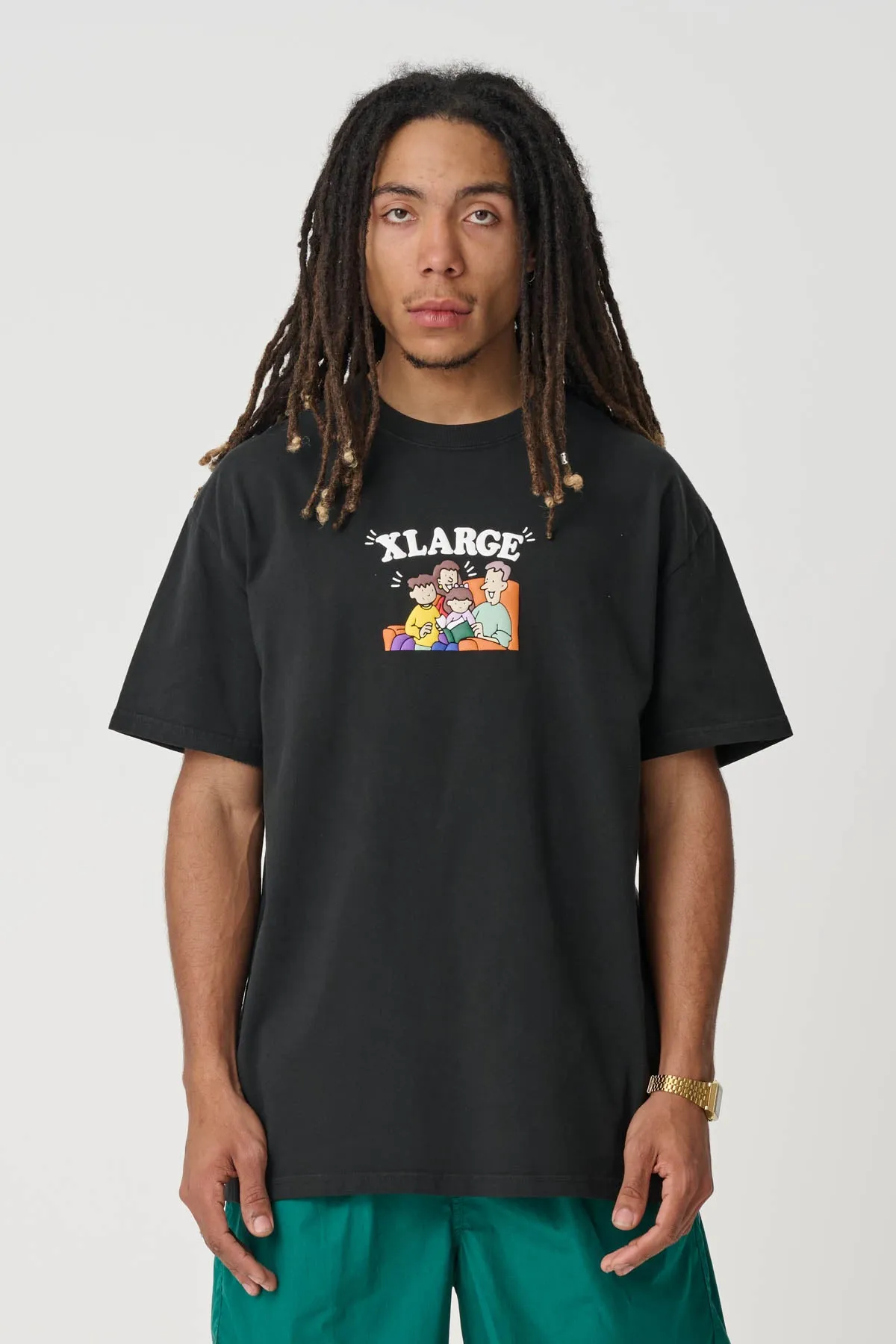 FAMILY VALUES TEE - PIGMENT BLACK