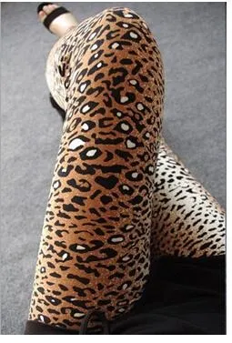 Fashion Slim High Waist Elastic Leopard Print Leggings