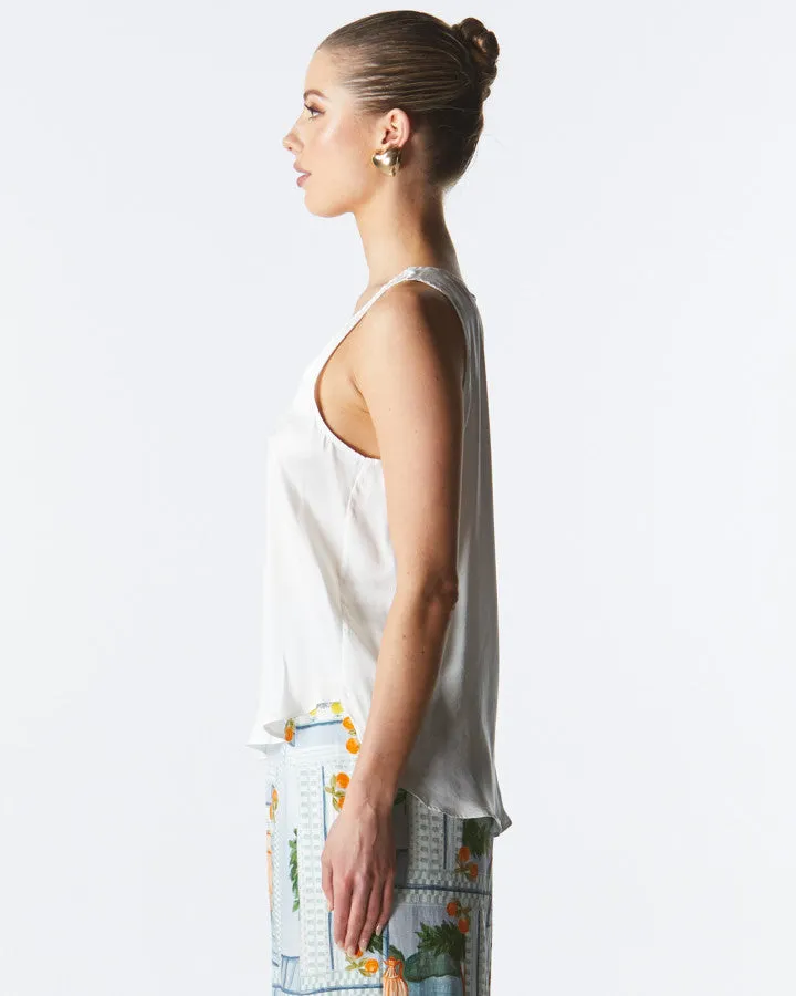 Fate   Becker Dashing Tank - White