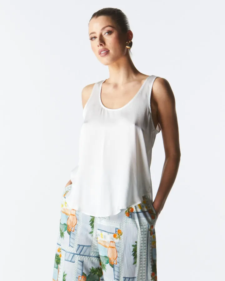 Fate   Becker Dashing Tank - White