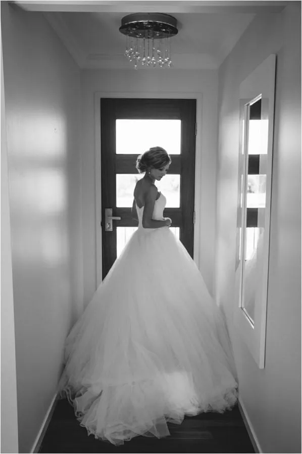 Feather Sweetheart Wedding Dress with Romantic Tulle Skirt