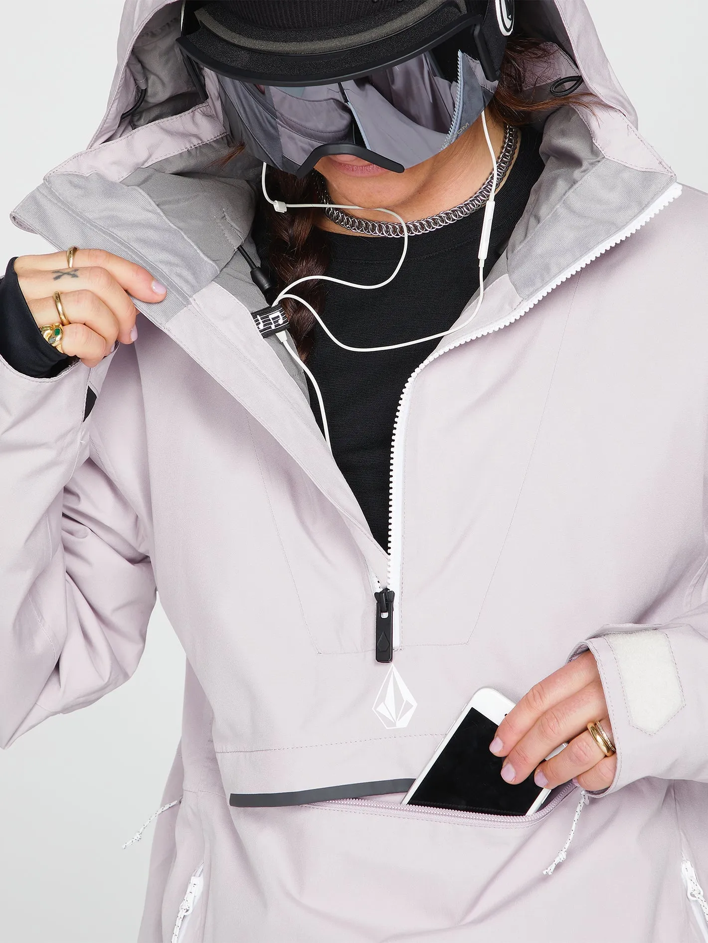 Fern Insulated Gore-Tex Pullover Jacket - Amethyst Smoke