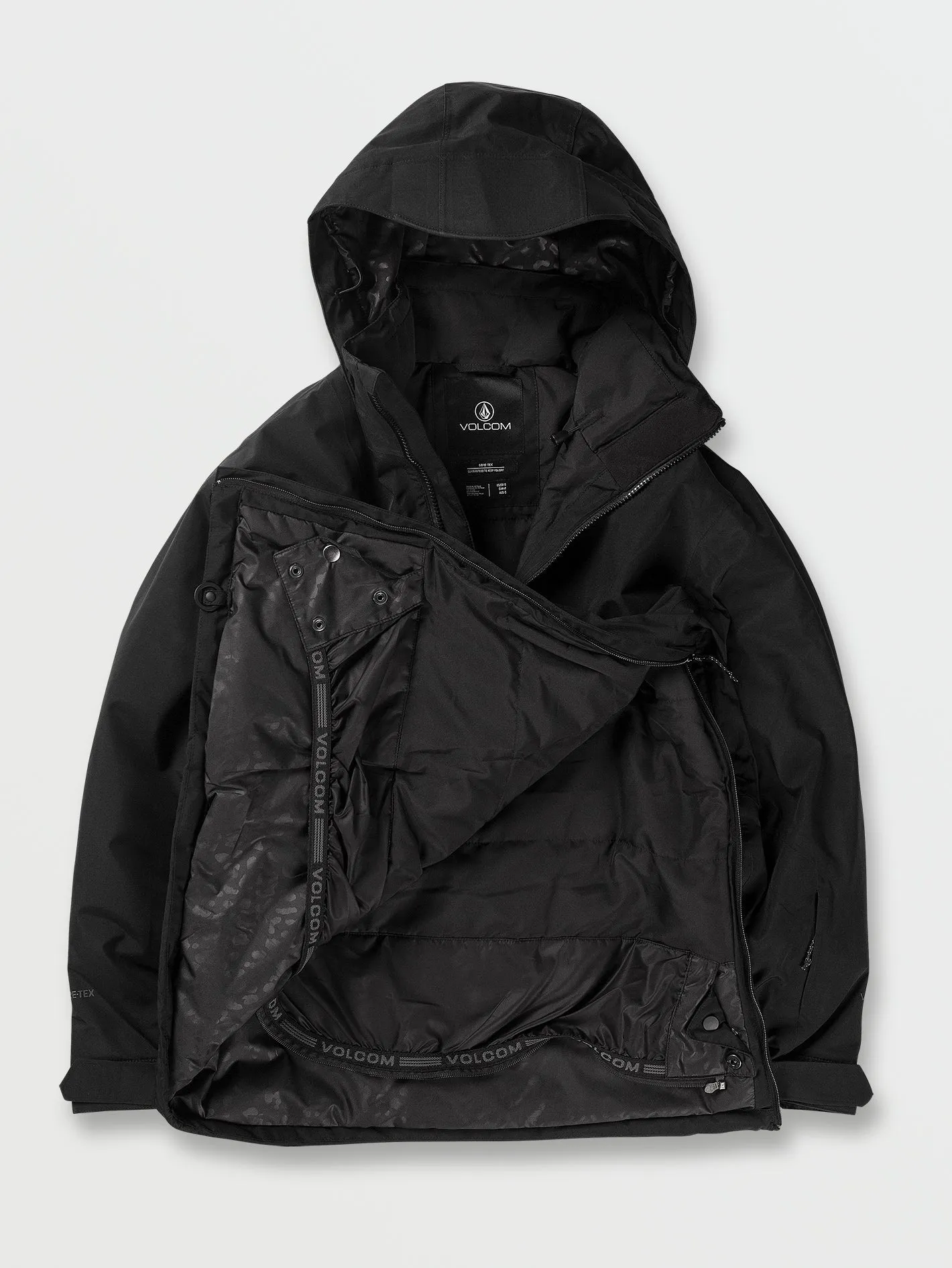 Fern Insulated Gore-Tex Pullover Jacket - Black