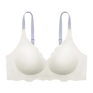 Filhot™ Unique Petal Design Deep V Wire-free Bra