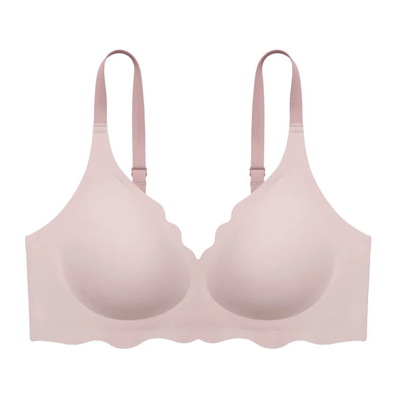Filhot™ Unique Petal Design Deep V Wire-free Bra