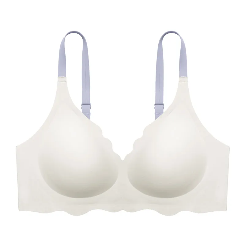 Filhot™ Unique Petal Design Deep V Wire-free Bra