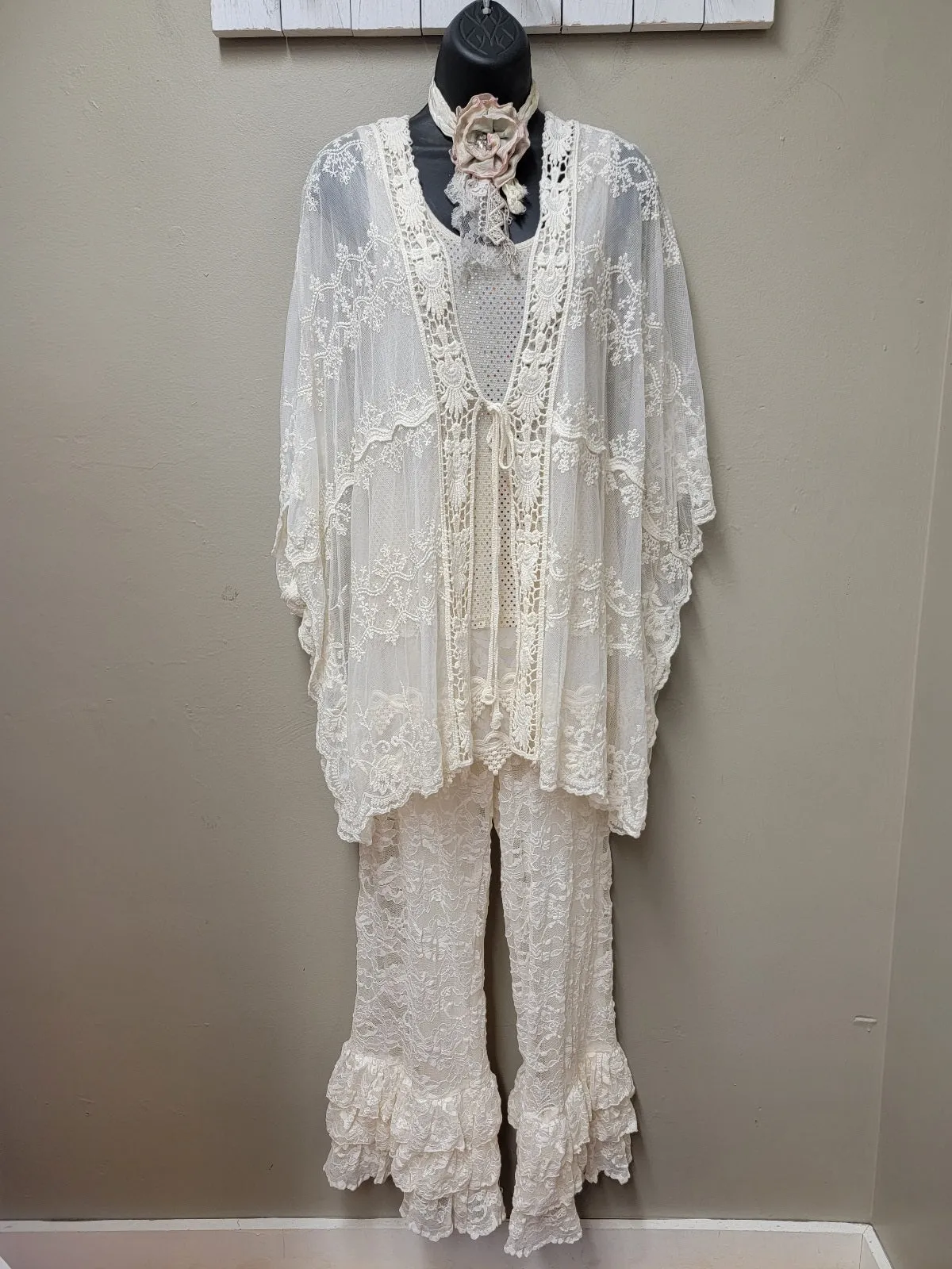 FINAL SALE WAS $108.00 2 Color Ways - YouBou2 Lace Matilda Pants