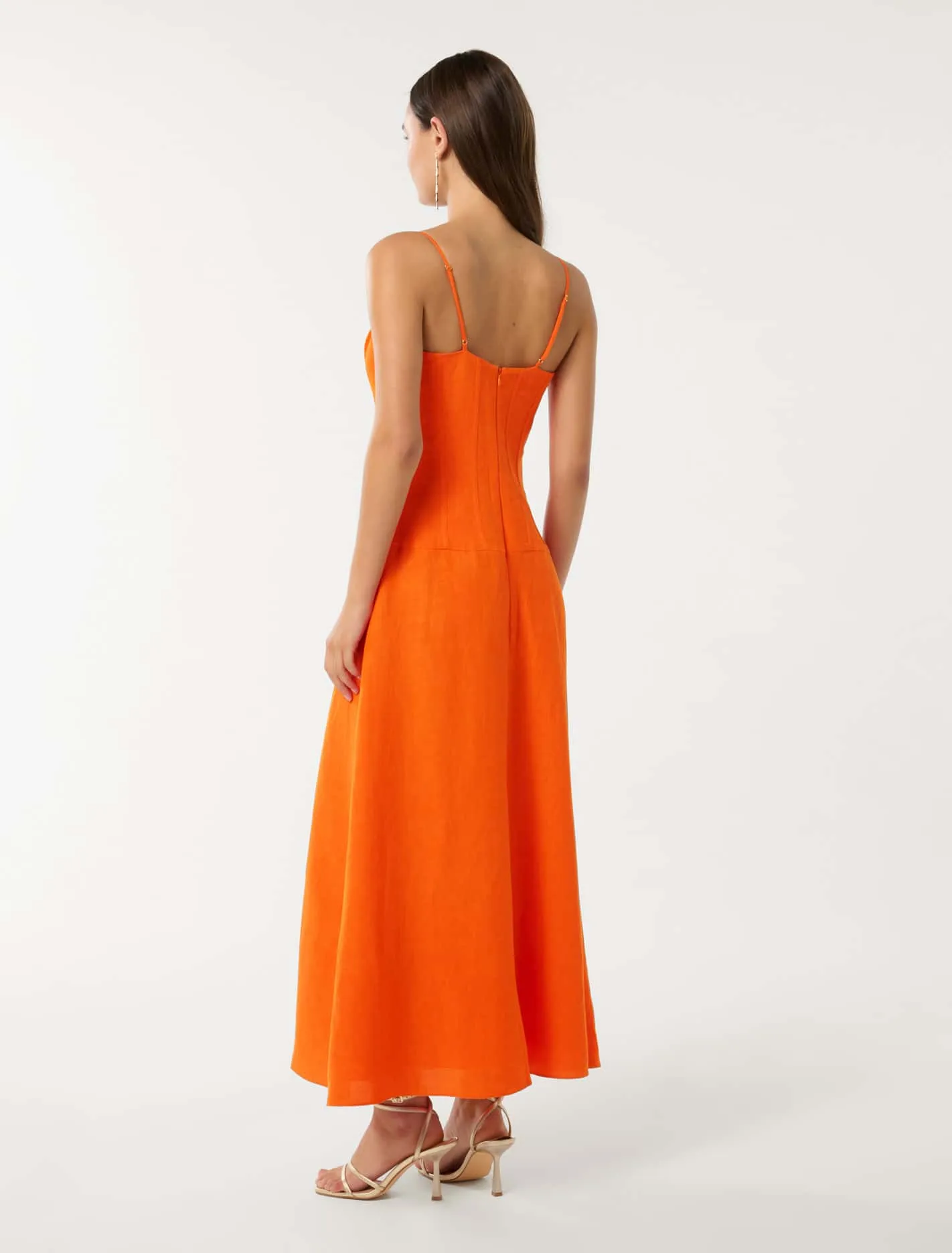 Flora Drop Waist Maxi Dress