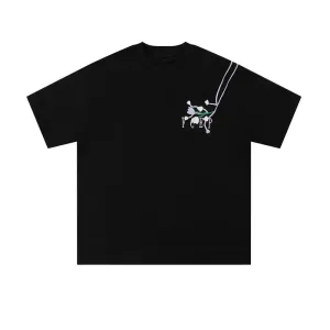 Floral Embroidered Short Sleeve T-shirt