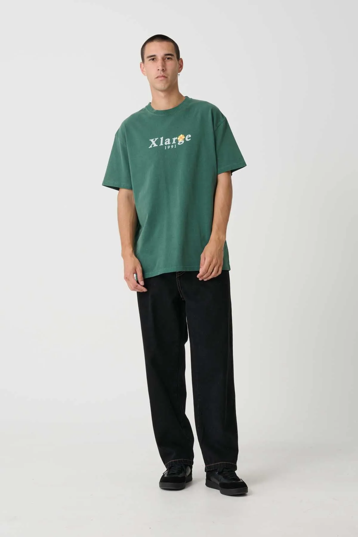 FLOWER 91 TEE - PIGMENT FOREST