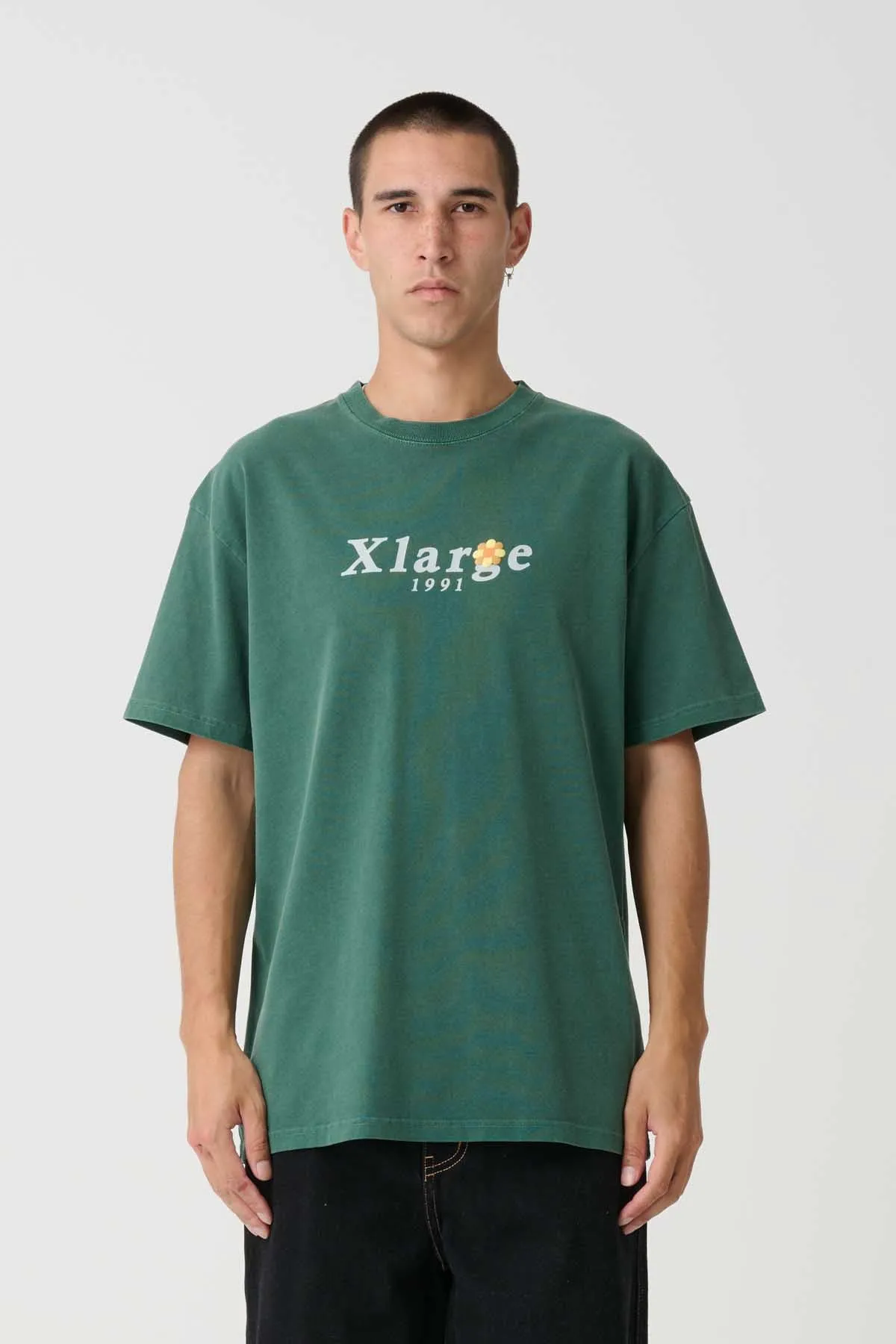 FLOWER 91 TEE - PIGMENT FOREST