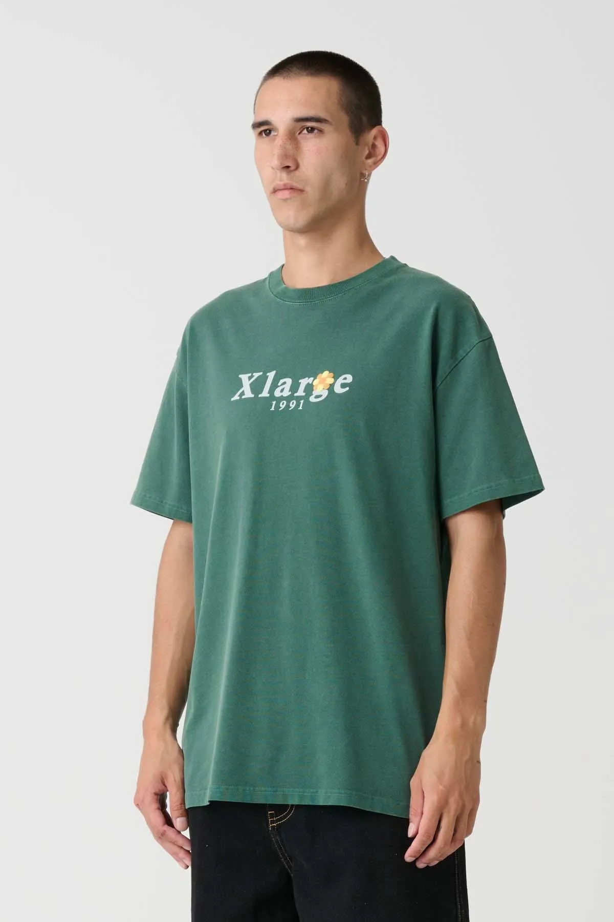 FLOWER 91 TEE - PIGMENT FOREST