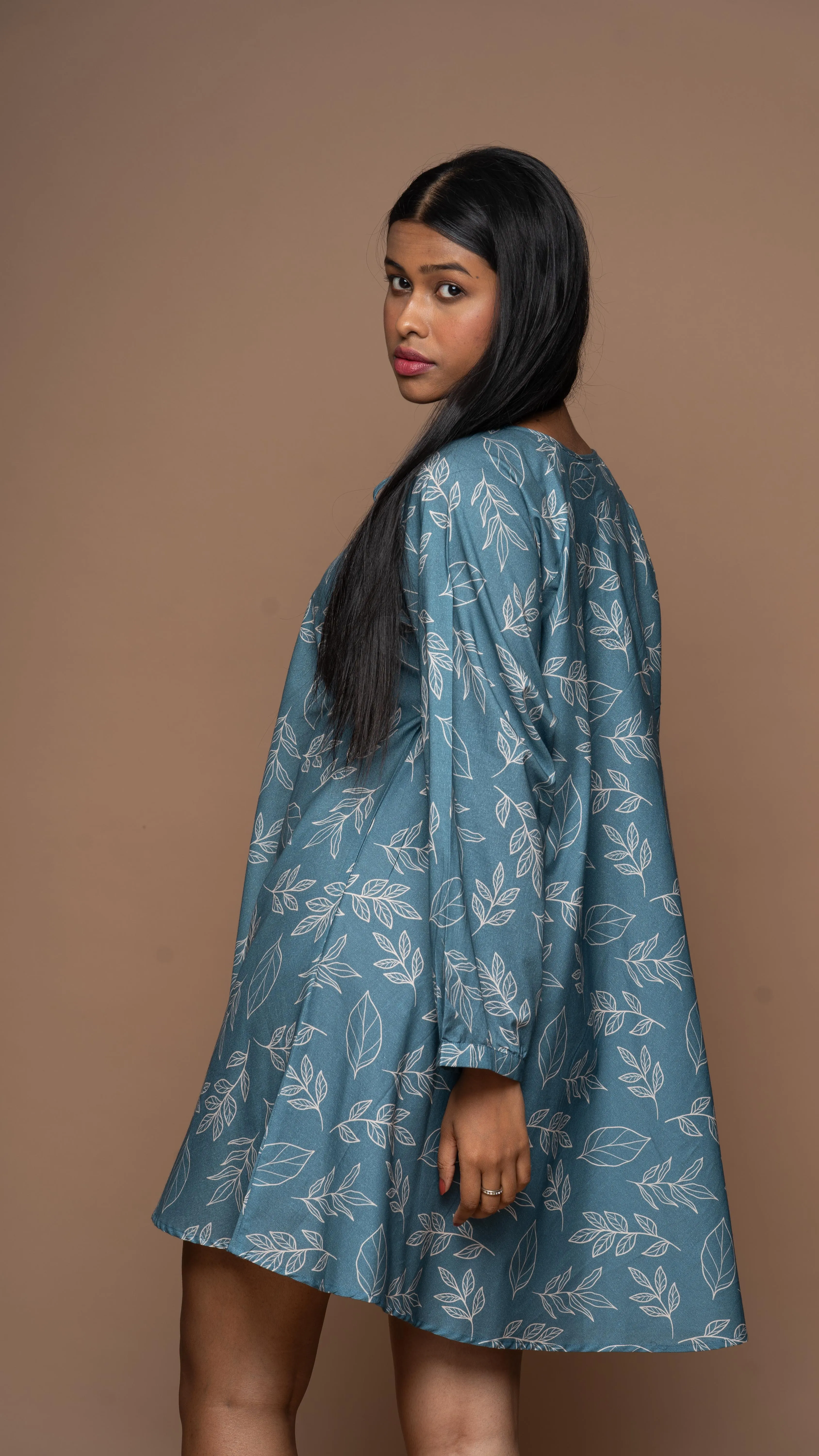 Free Spirit Short Dress in Rising Up Pattern