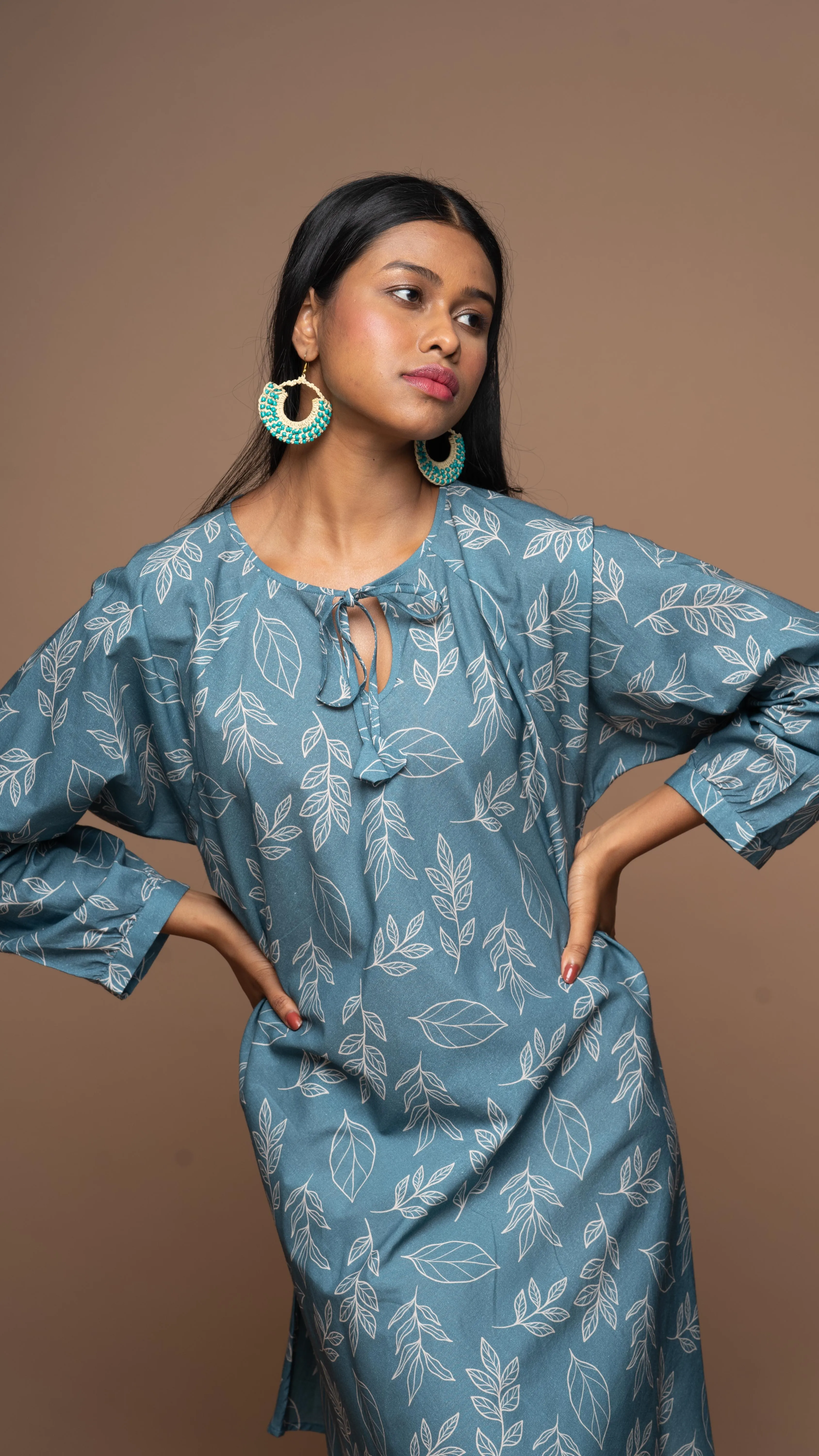 Free Spirit Short Dress in Rising Up Pattern