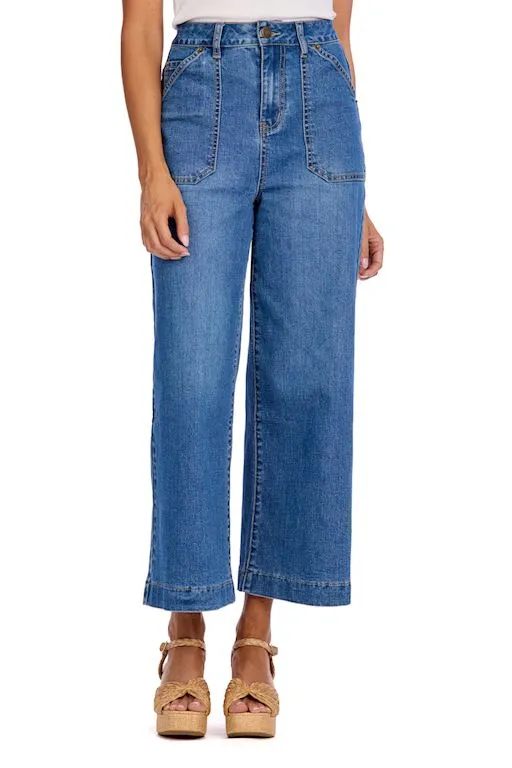 Fritz Stretch Wide Leg Jeans