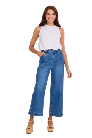 Fritz Stretch Wide Leg Jeans