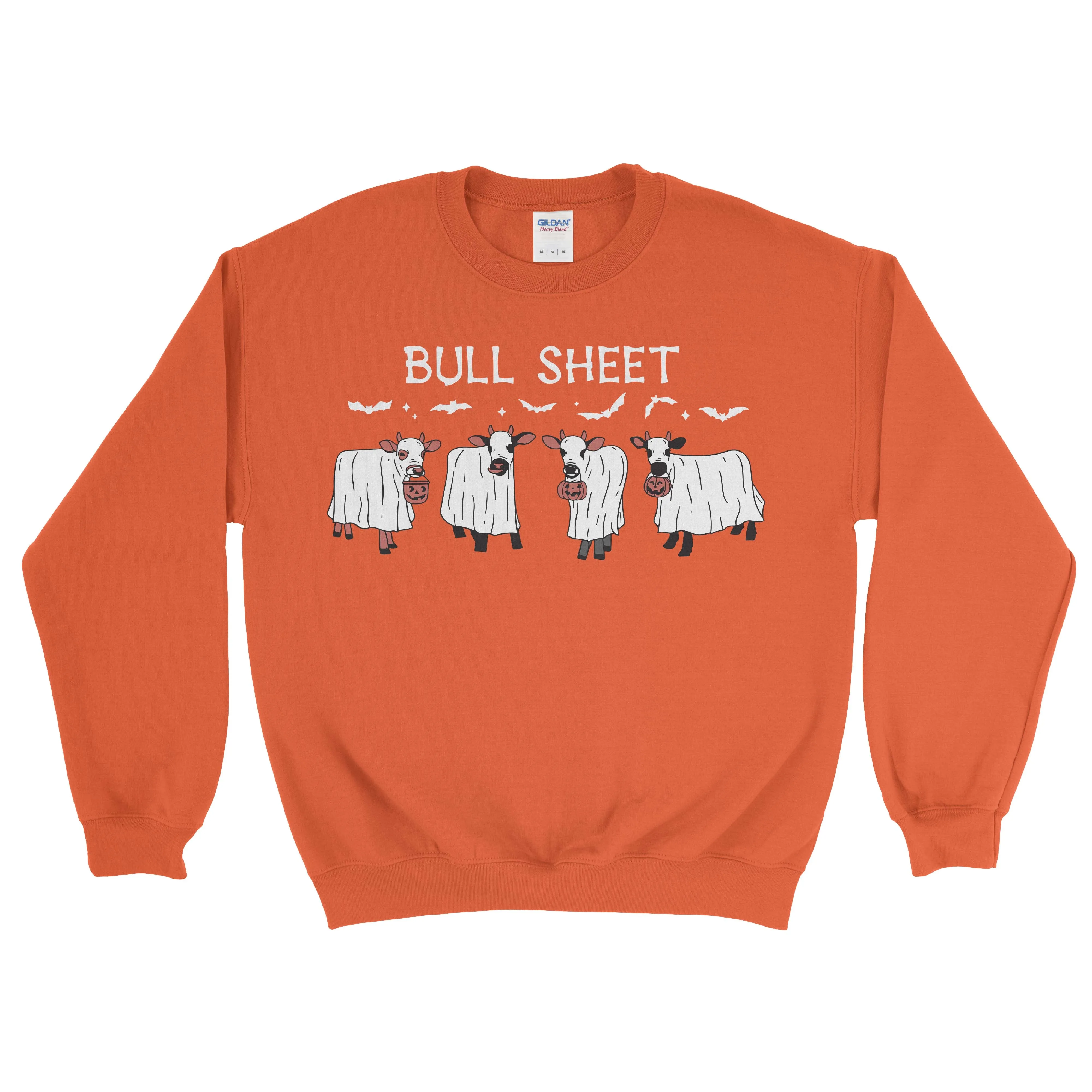 GHOST COWS FARM HALLOWEEN SWEATSHIRT