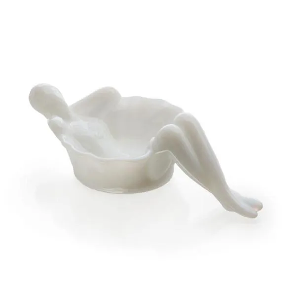 Glass Bathing Beauty Soap Dish - 12 Color Options