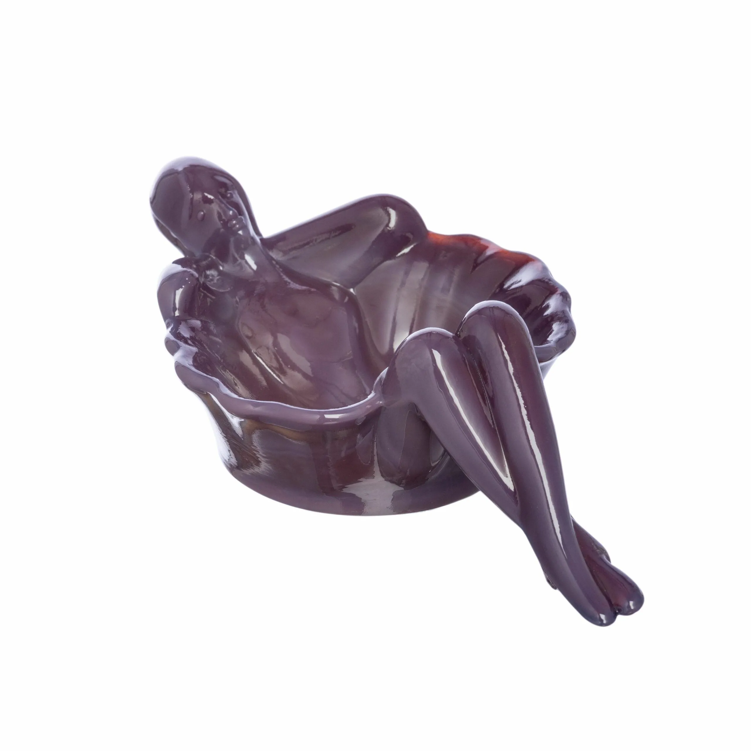 Glass Bathing Beauty Soap Dish - 12 Color Options