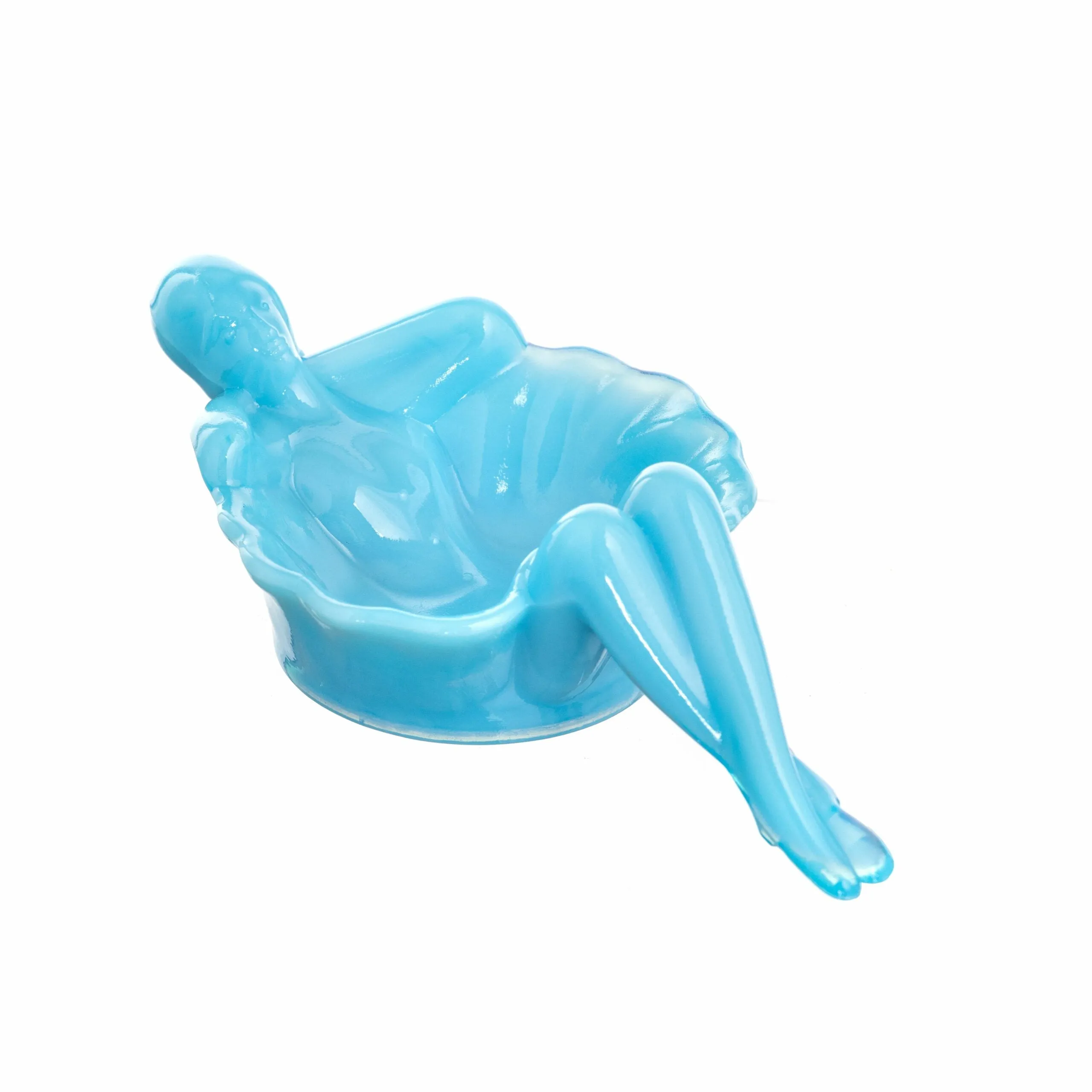 Glass Bathing Beauty Soap Dish - 12 Color Options