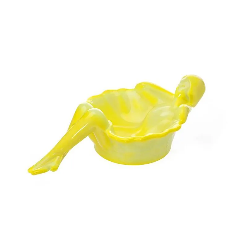 Glass Bathing Beauty Soap Dish - 12 Color Options