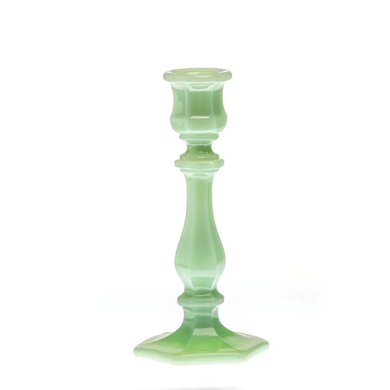Glass Classic Candlestick - 7 Color Options