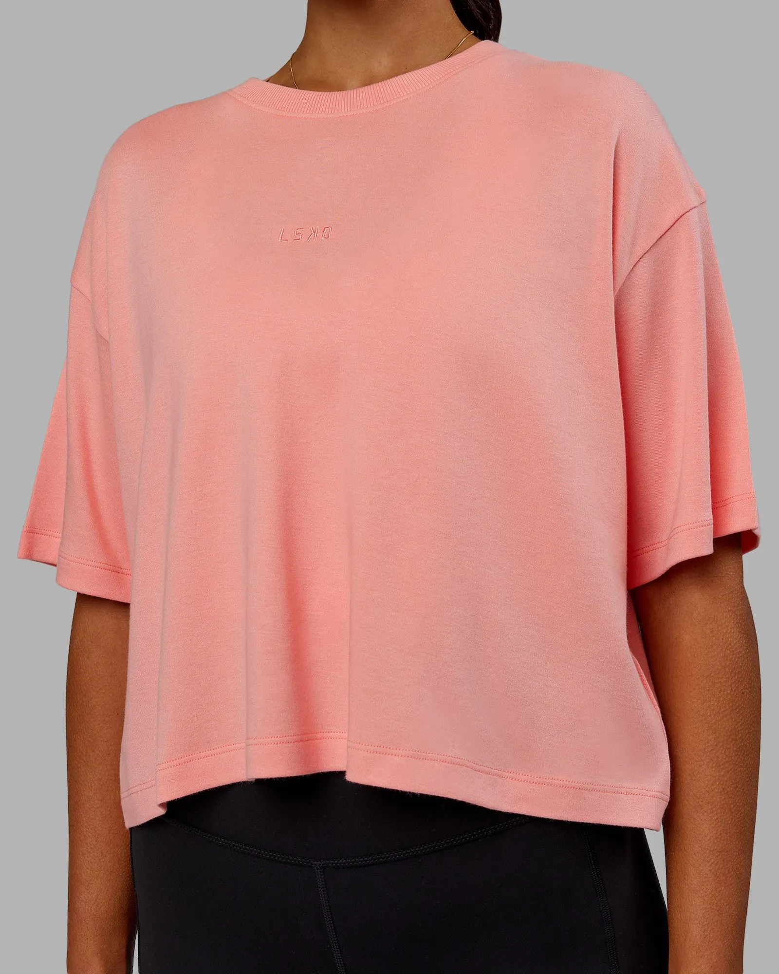 Go-To Modal Oversized Cropped Tee - Murex Shell