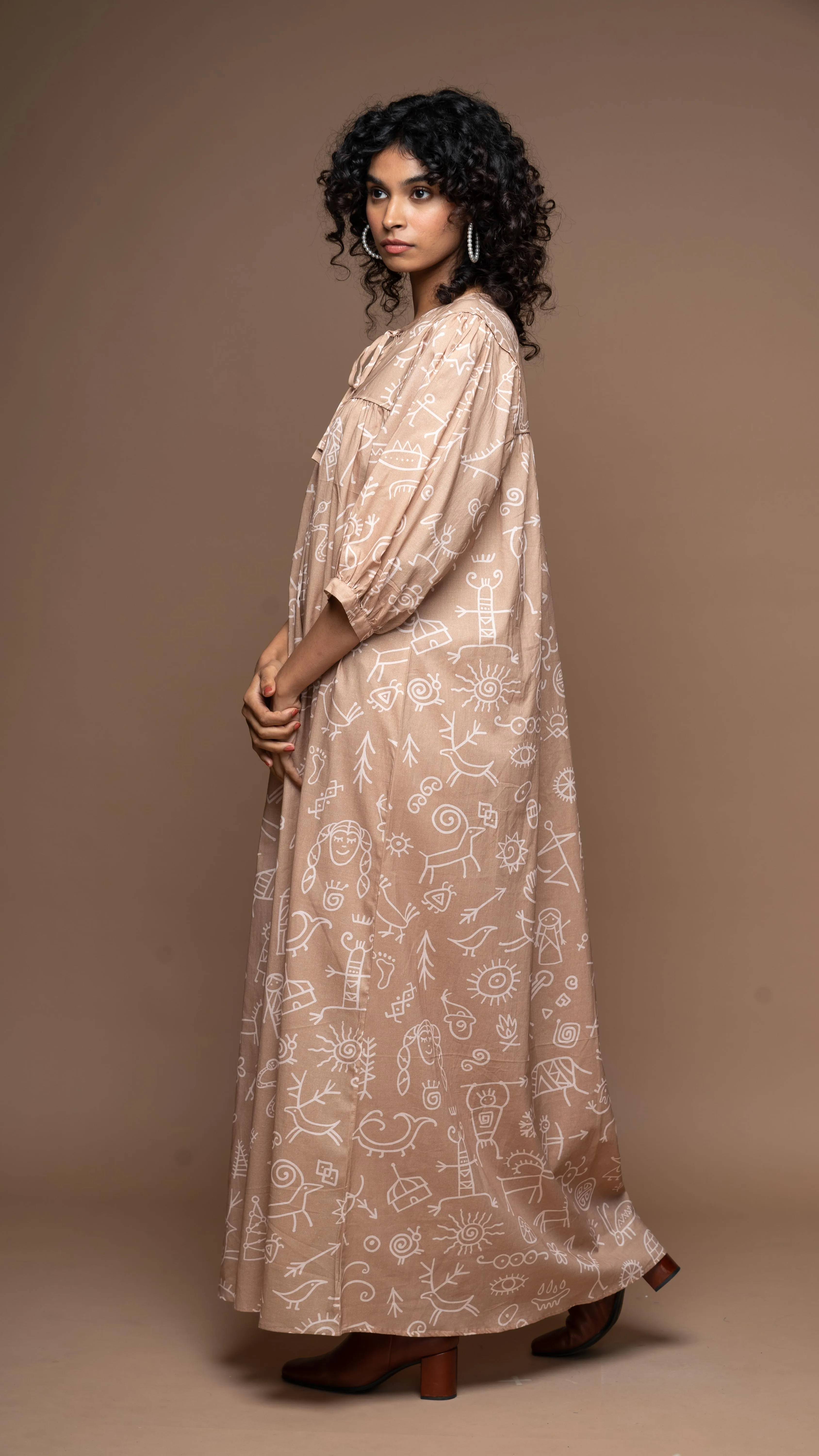 Gypsy Soul Long Maxi Dress in 'In Our Cave'
