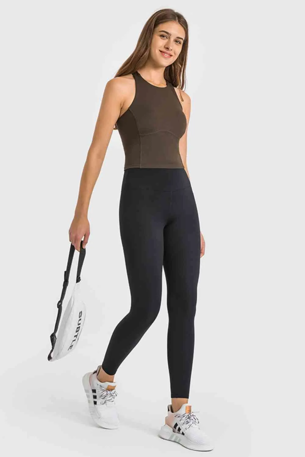Haleigh High Waist Ankle-Length Yoga Leggings