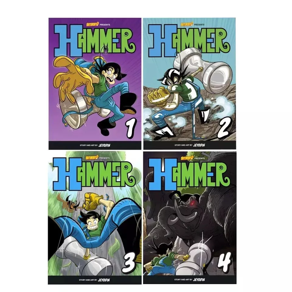 Hammer Volume 1-4 Collection 4 Books Set by Jey Odin, Saturday AM Ocean Kingdom