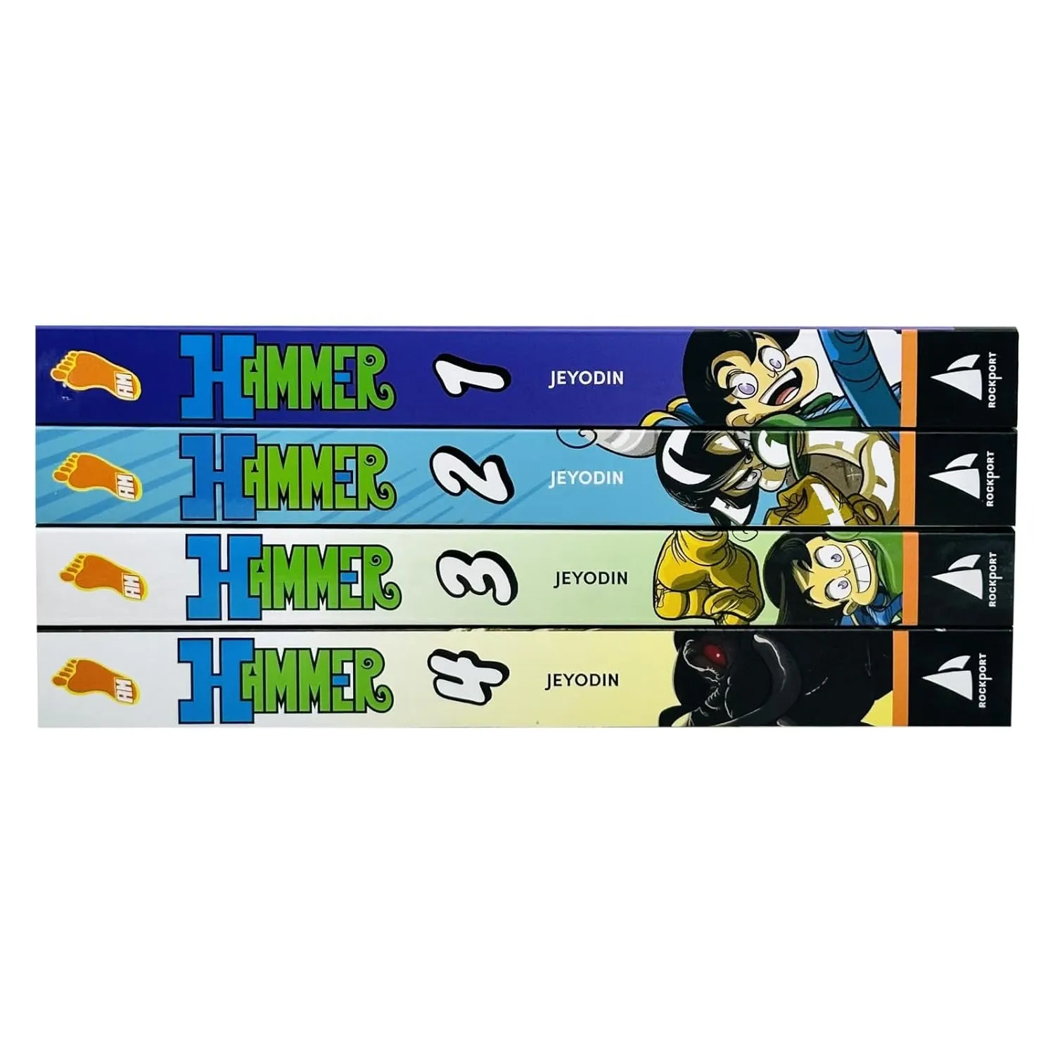 Hammer Volume 1-4 Collection 4 Books Set by Jey Odin, Saturday AM Ocean Kingdom