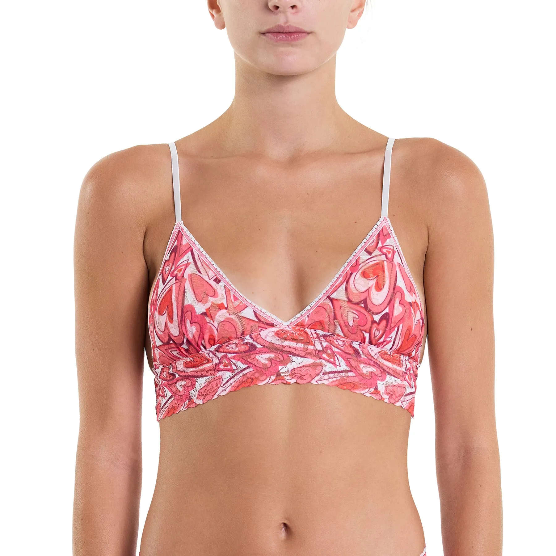 Hanky Panky Printed Lace Triangle Bralette