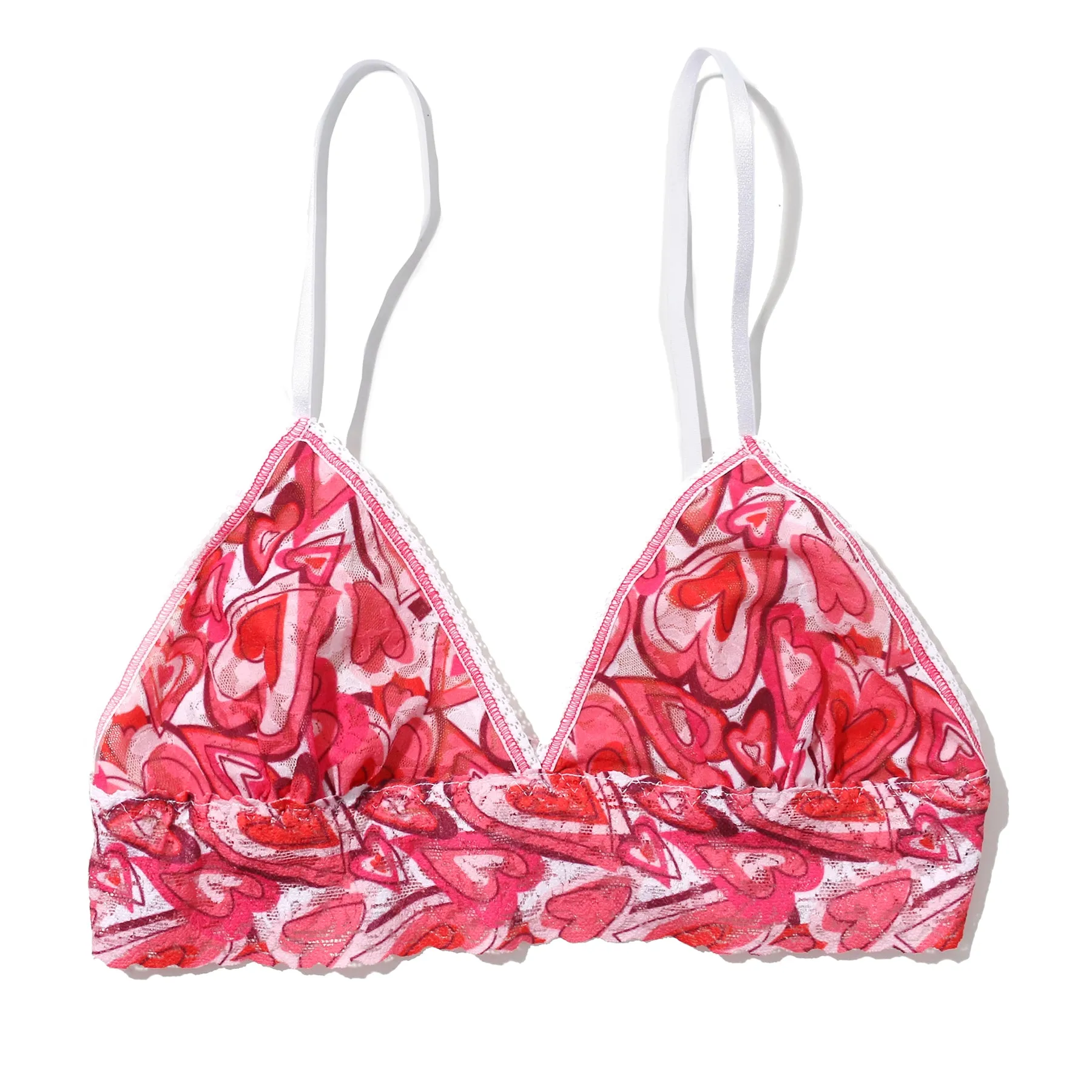 Hanky Panky Printed Lace Triangle Bralette