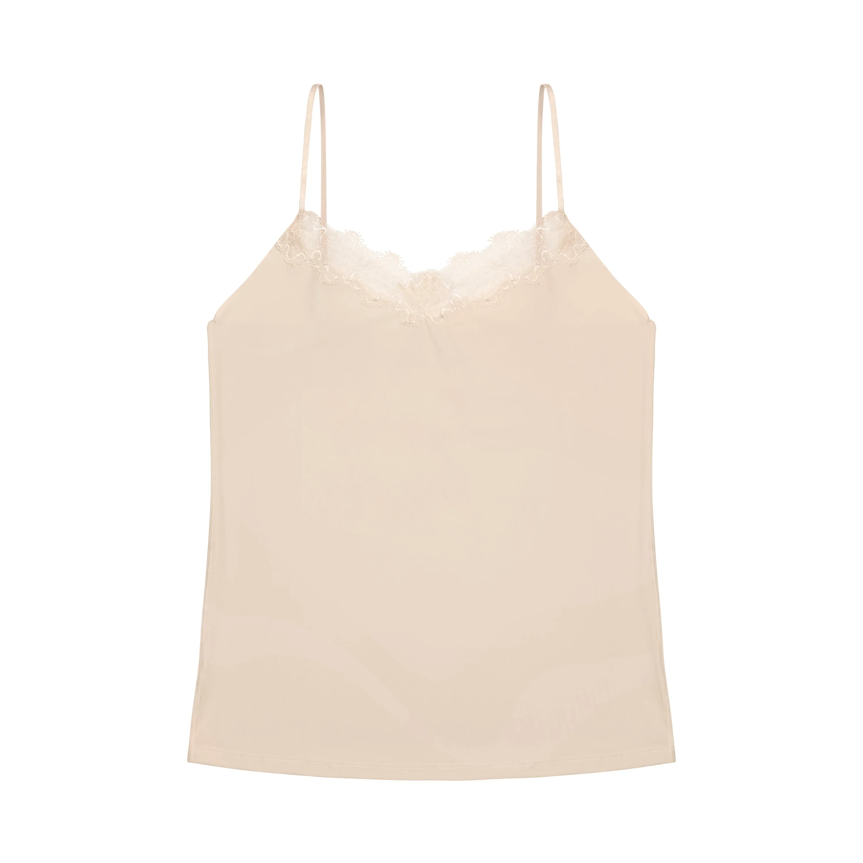 Happy Seams Lace Camisole Neutrals