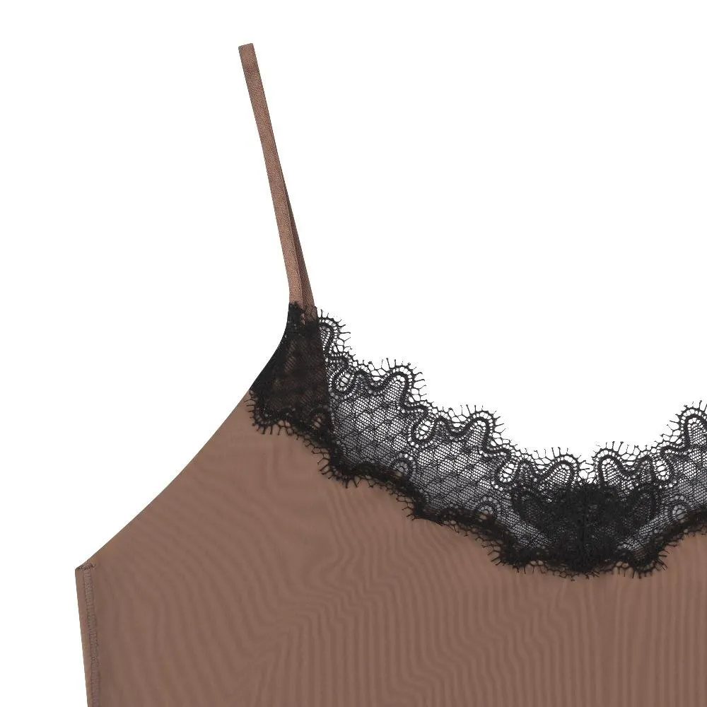 Happy Seams Lace Camisole Neutrals
