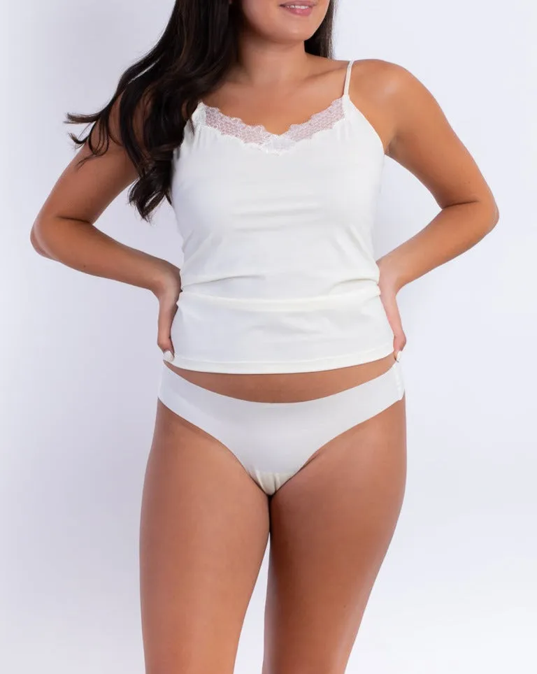 Happy Seams Lace Camisole Neutrals