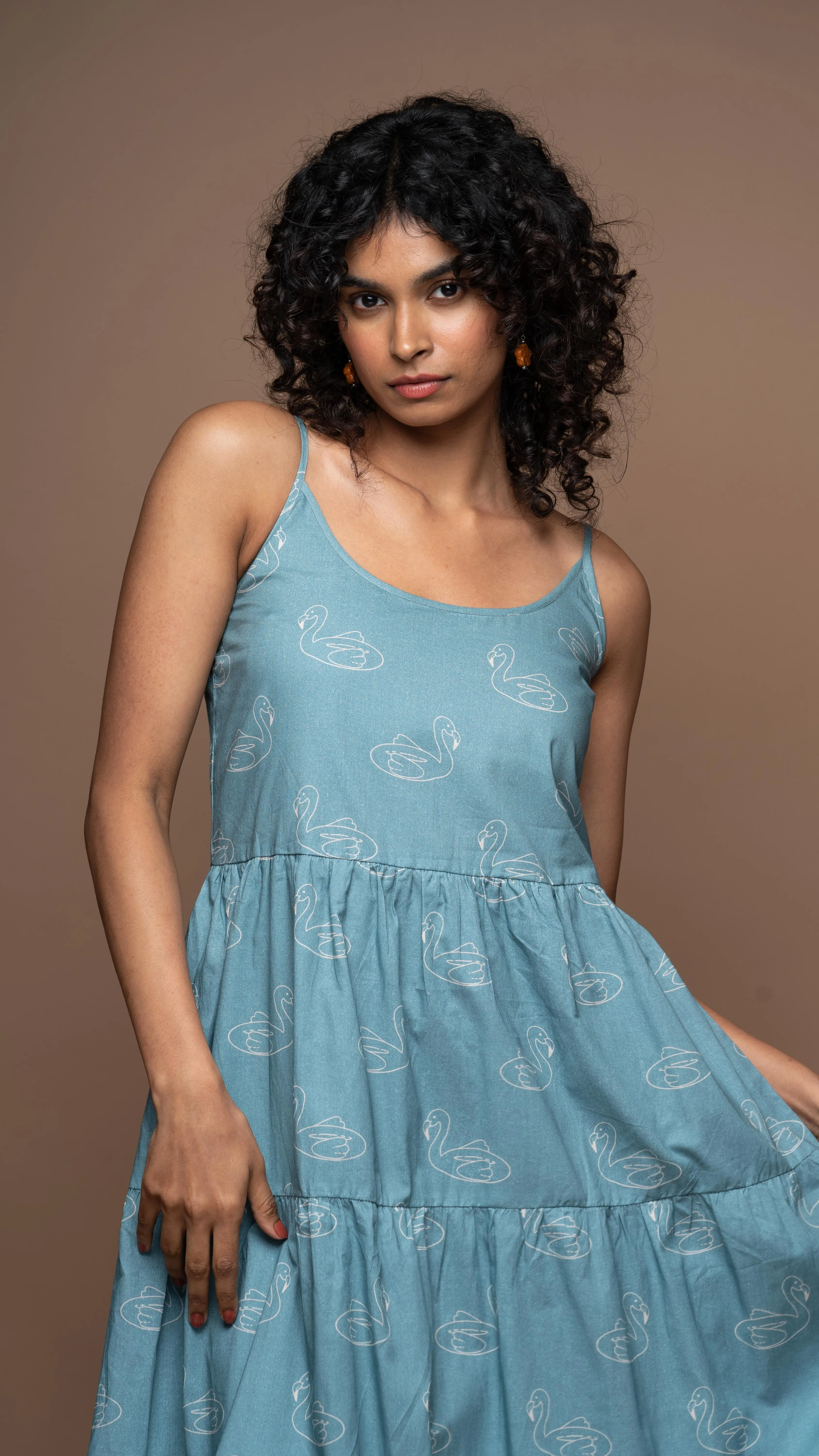Heatwave Haven Midi Maxi Dress in Keep Floating Pattern