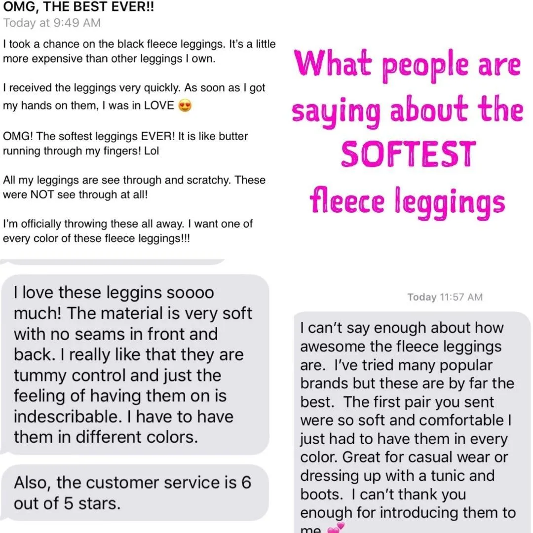 High Rise Burgundy Fleece Leggings