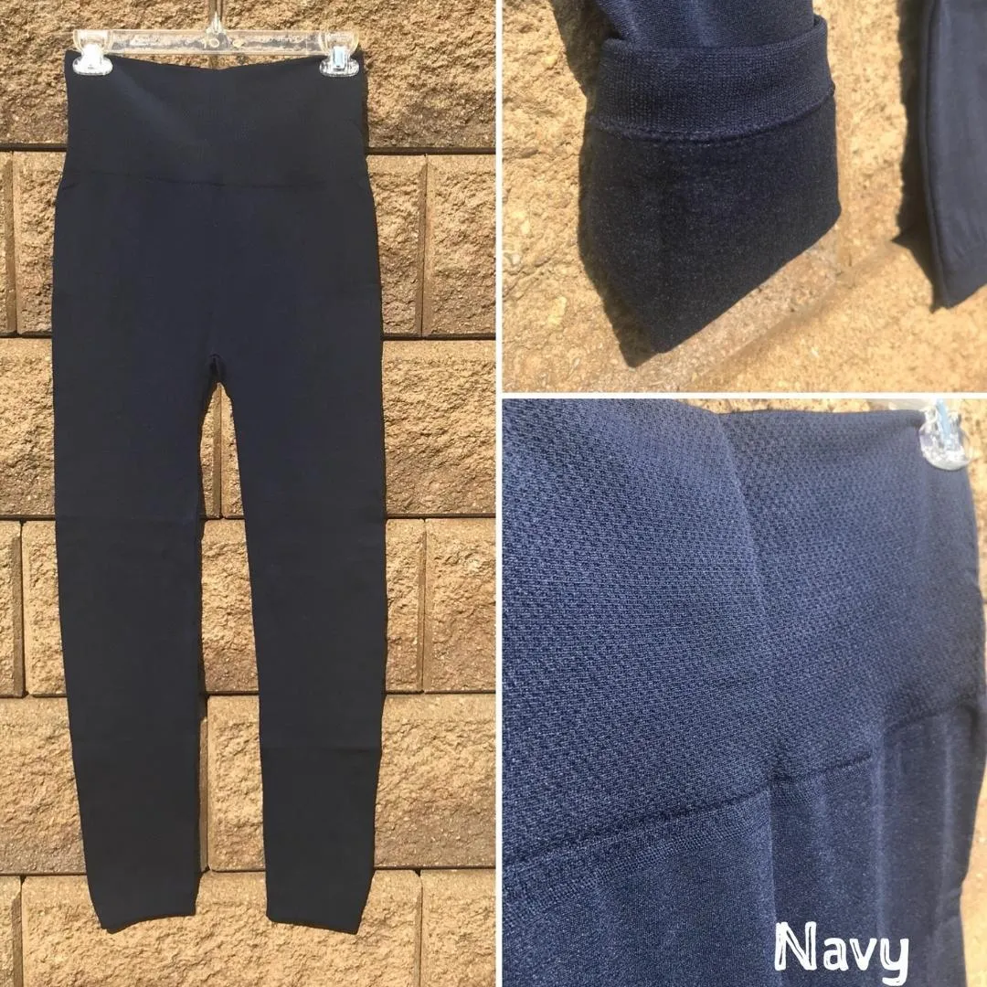High Rise Burgundy Fleece Leggings