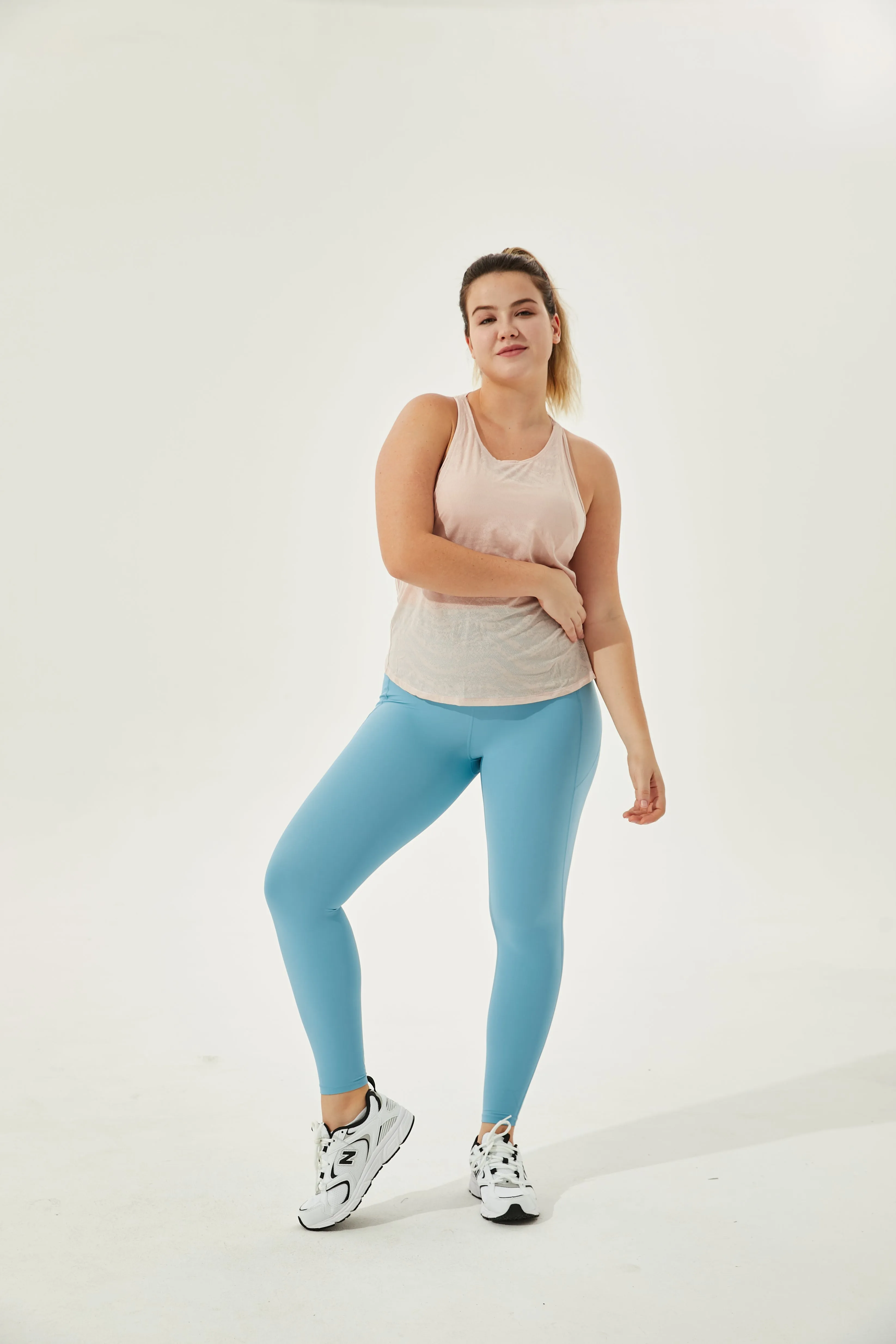 High-Waist Camel-Toe Proof Tummy Tamer Leggings With Pockets