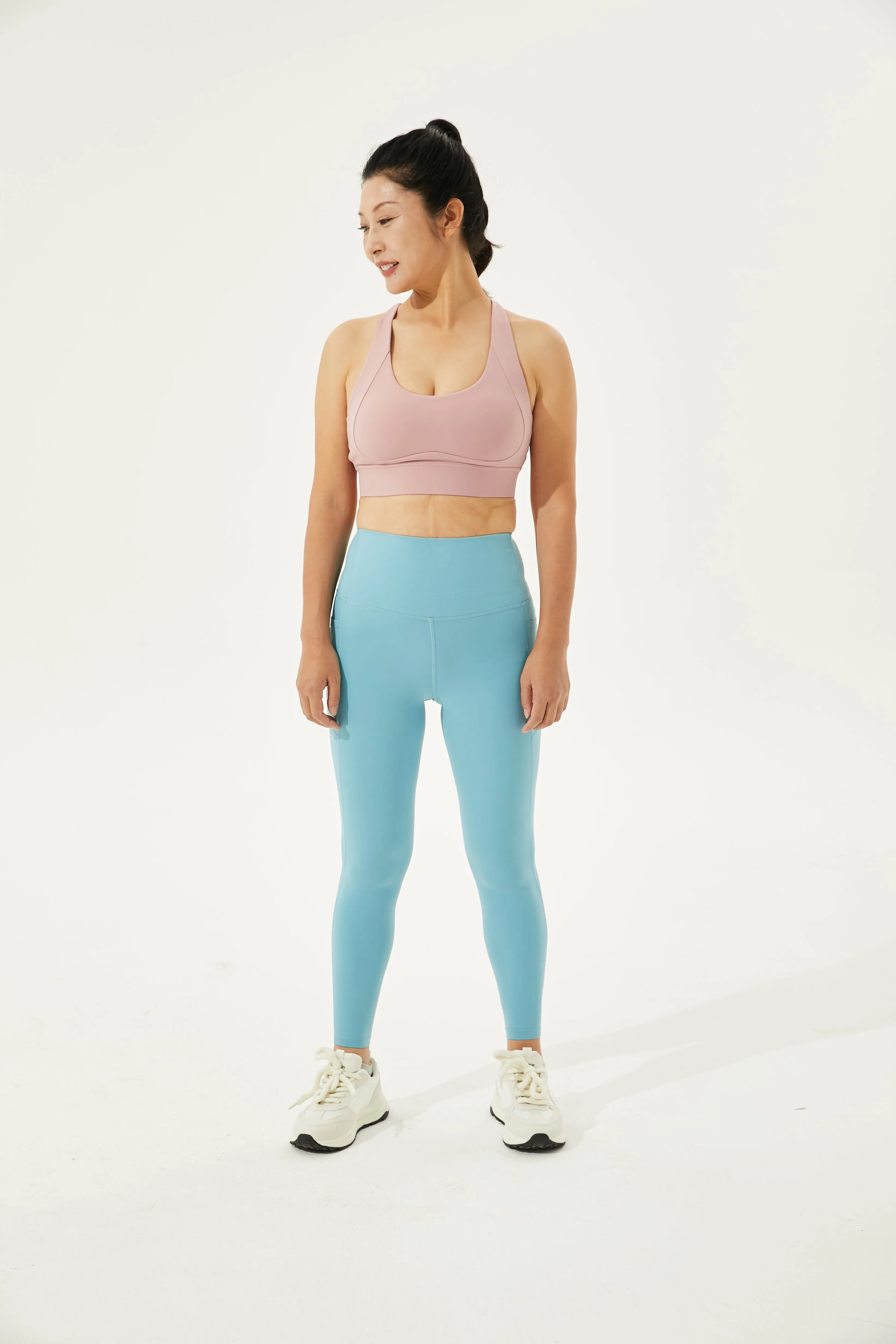 High-Waist Camel-Toe Proof Tummy Tamer Leggings With Pockets