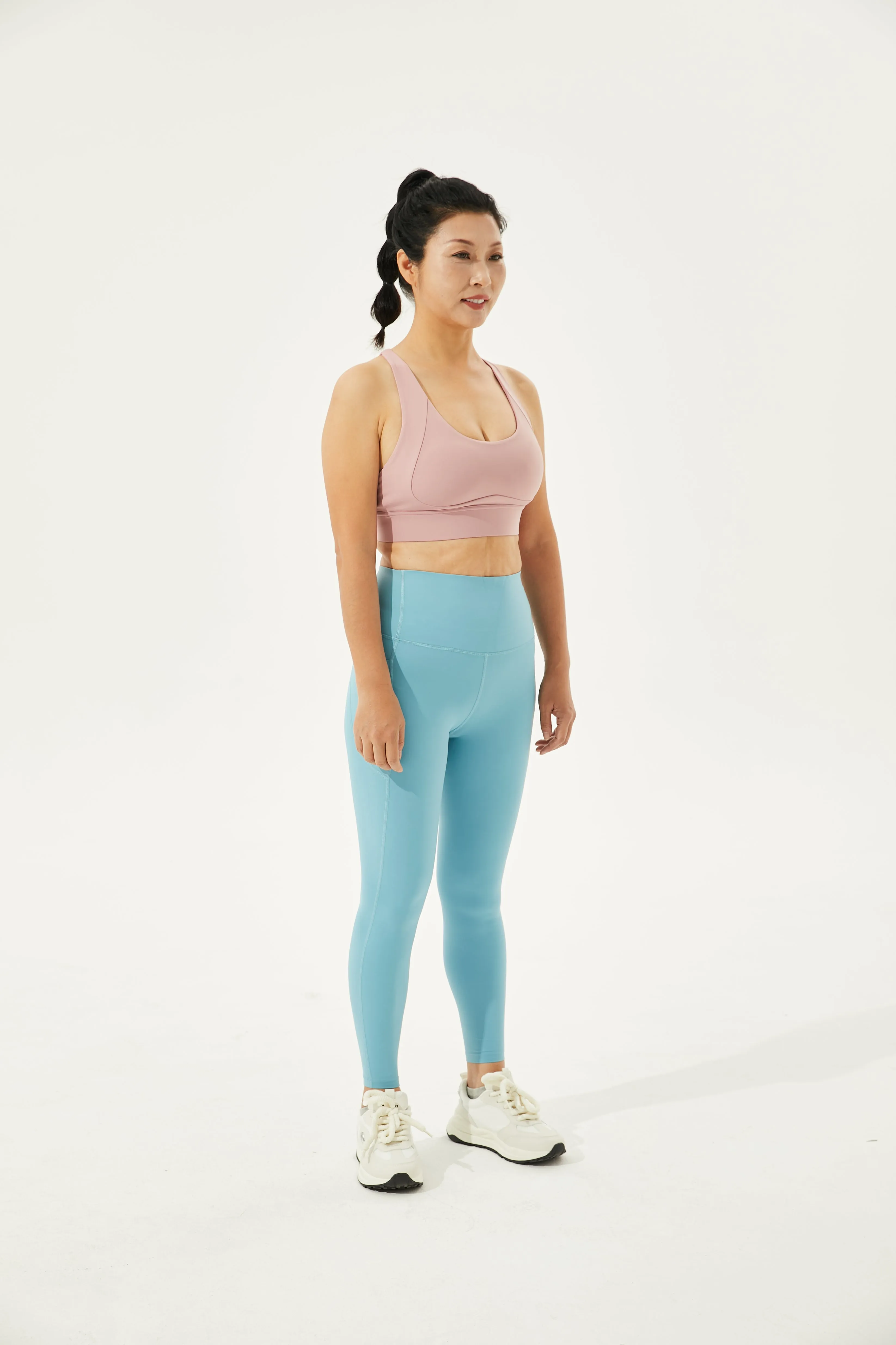 High-Waist Camel-Toe Proof Tummy Tamer Leggings With Pockets